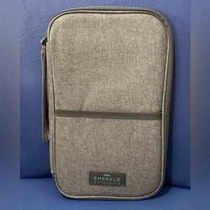 New Emerald Waterways travel documents zip-around organizer